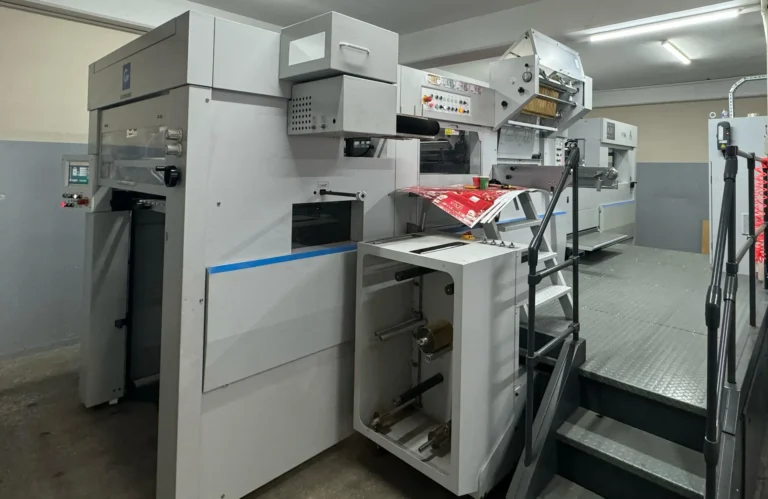 Guowang Bobst varak yaldız ve kazanlı kesim makinası - Güneş Selefon